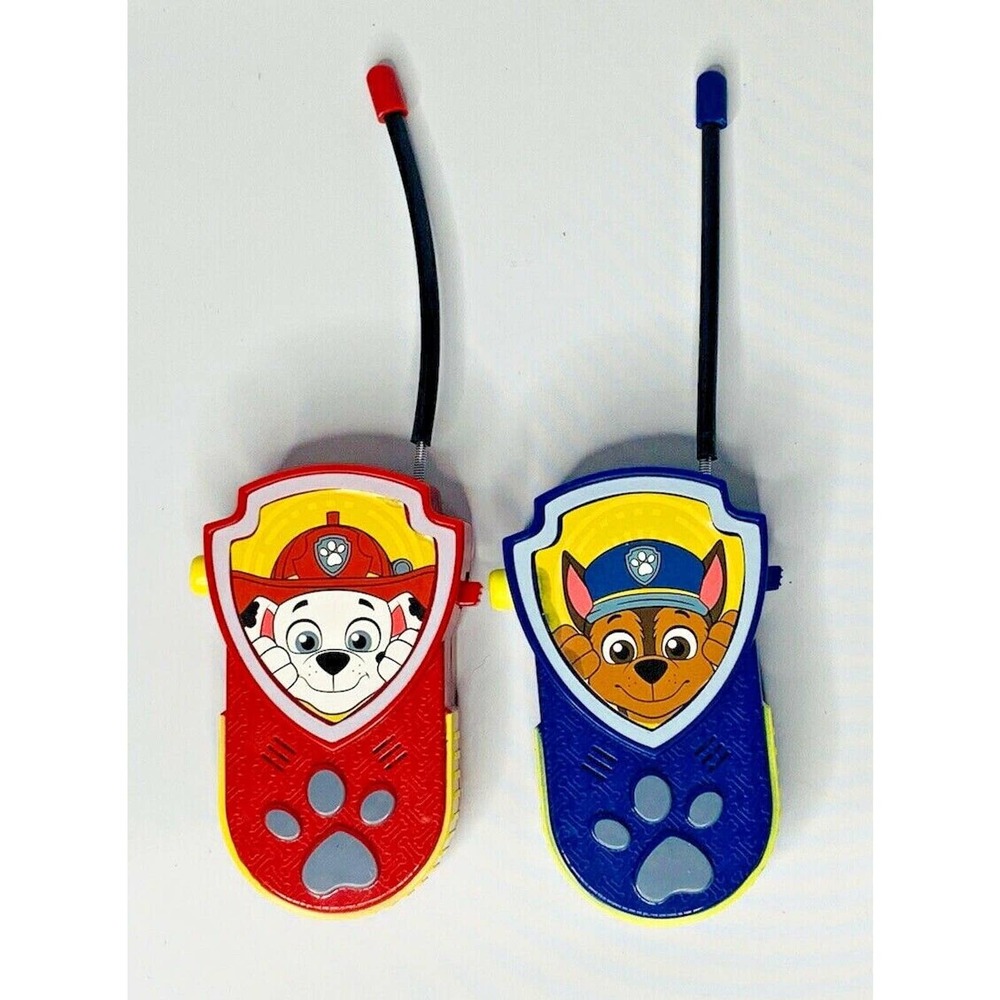 Spin Master Paw Patrol Walkie Talkies Marshall and Chase Toys Set of 2